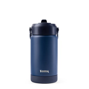 تانك موڤ، ٣٥٠ مل، زجاجة ستانلس ستيل، خالية من مادة BPA، معزولة حراريًا، مانع للتسريب - نيفى بلو