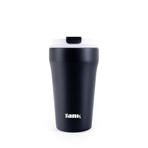 Tank Everyday Mug, 350ml, Stainless Steel, BPA free, insulated, Leakproof - Black