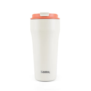 Tank Everyday Mug, 480ml, Stainless Steel, BPA free, insulated, Leakproof - Cream